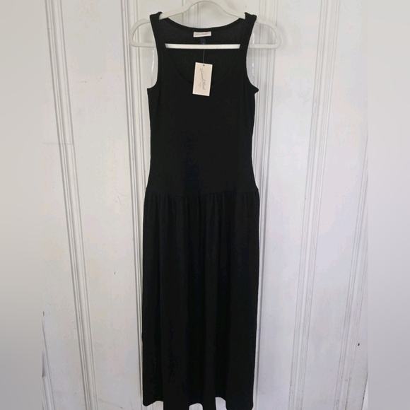 Universal Thread Knit Ribbed Drop Waist Midi sleeveless Dress - Picture 3 of 4